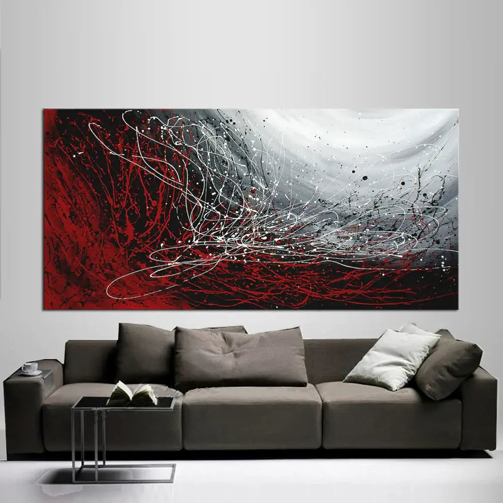 Red Abstract for Modern Homes