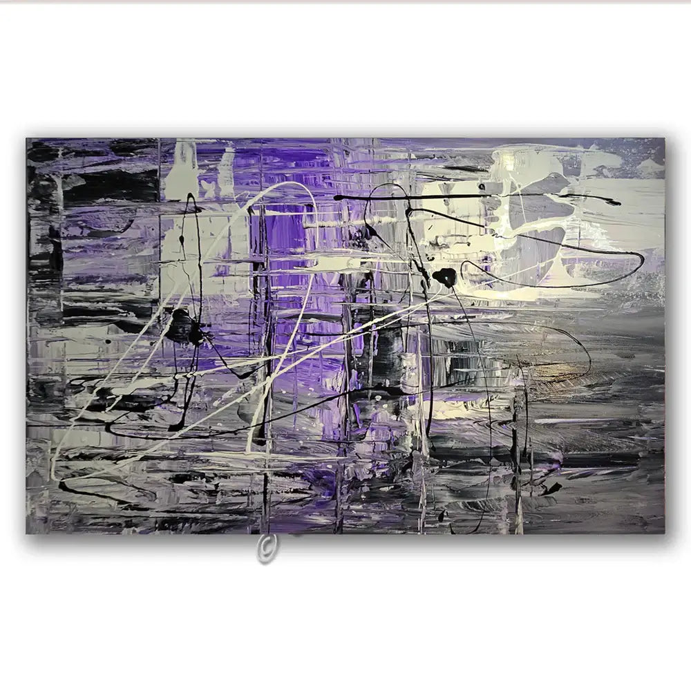 Original Abstract Art for Sale | Hand-Painted Canvas - Enlightenment with vibrant colors and unique textures.