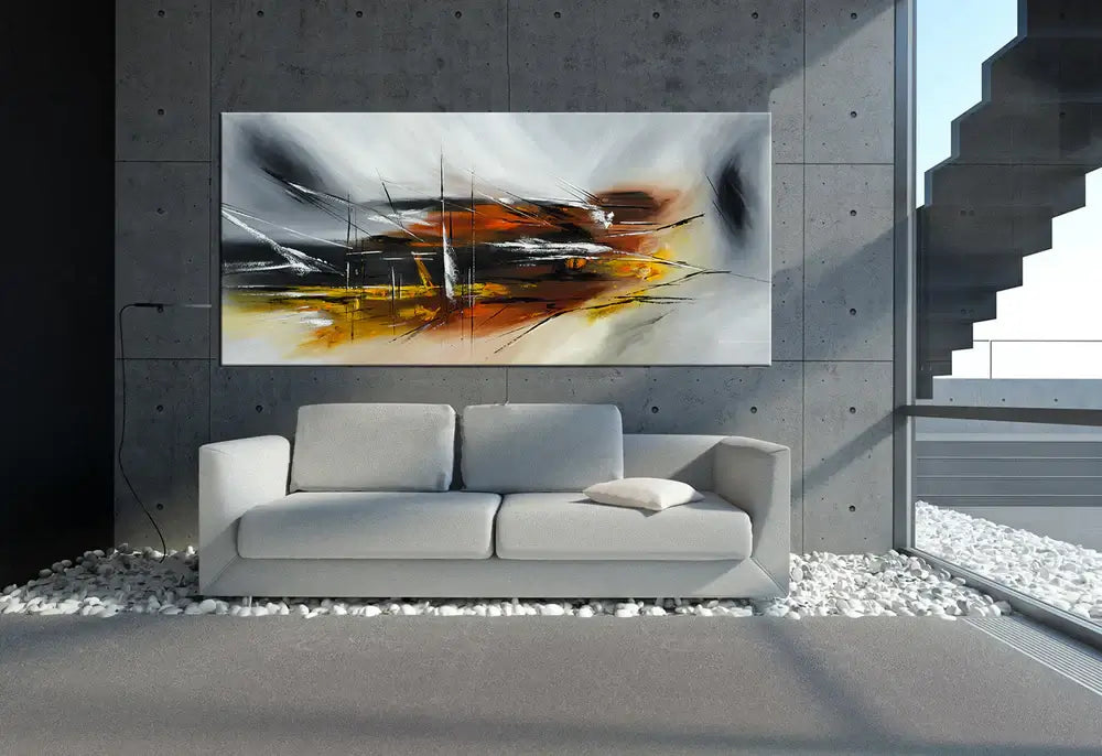 Large Modern Art Original art for sale | Abstract Fighter Plane | Fighter Plan 2