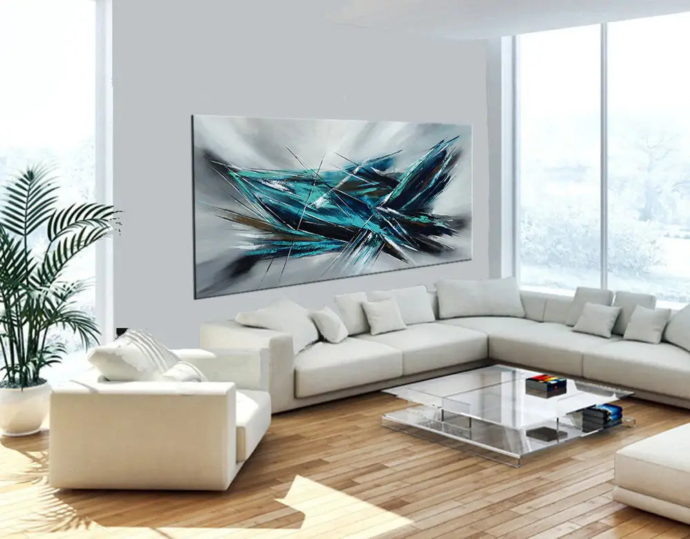Original art for sale | Buy Abstract Paintings | Large Modern Art - Fighter Plane 3