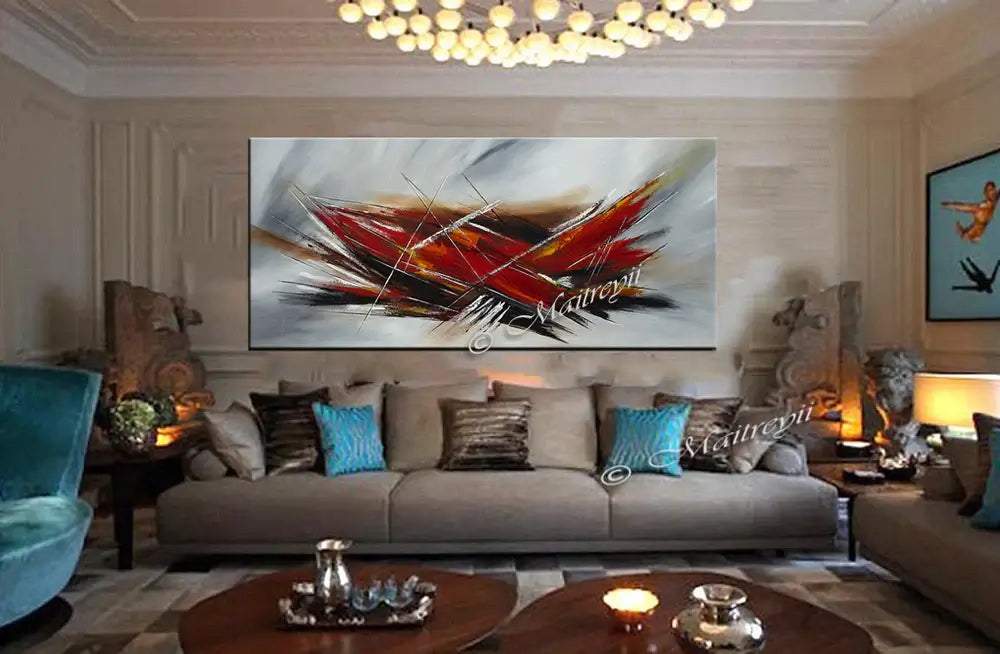 Original art for sale | Modern Paintings | Large Modern Art - Fighter Plane 1