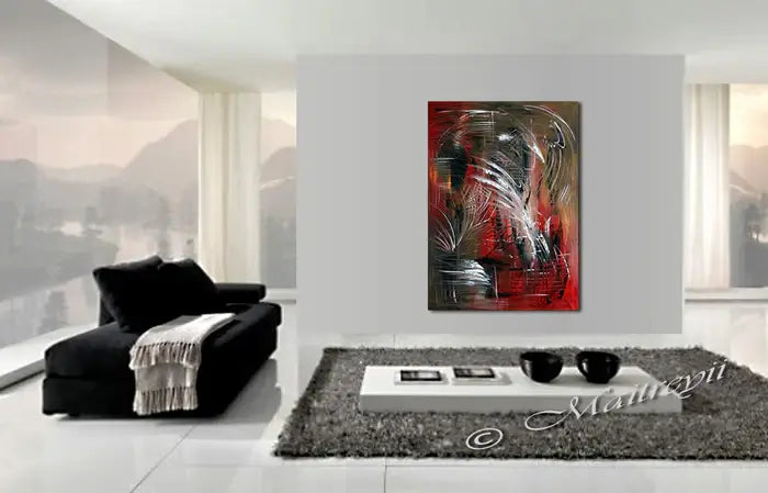 Large Wall Art Paintings in a modern living room, adding elegance and artistic expression to home décor.