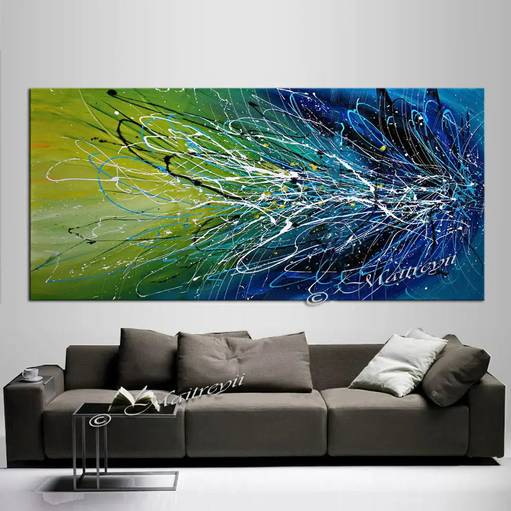 Abstract Paintings Modern Art For Luxury Homes | Lightning Beauty 2