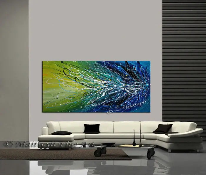 Abstract Paintings Modern Art For Luxury Homes | Lightning Beauty 2
