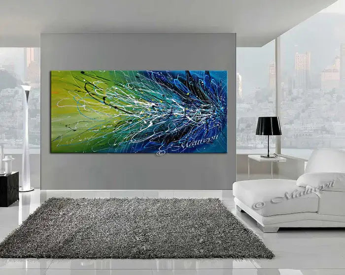 Abstract Paintings Modern Art For Luxury Homes | Lightning Beauty 2