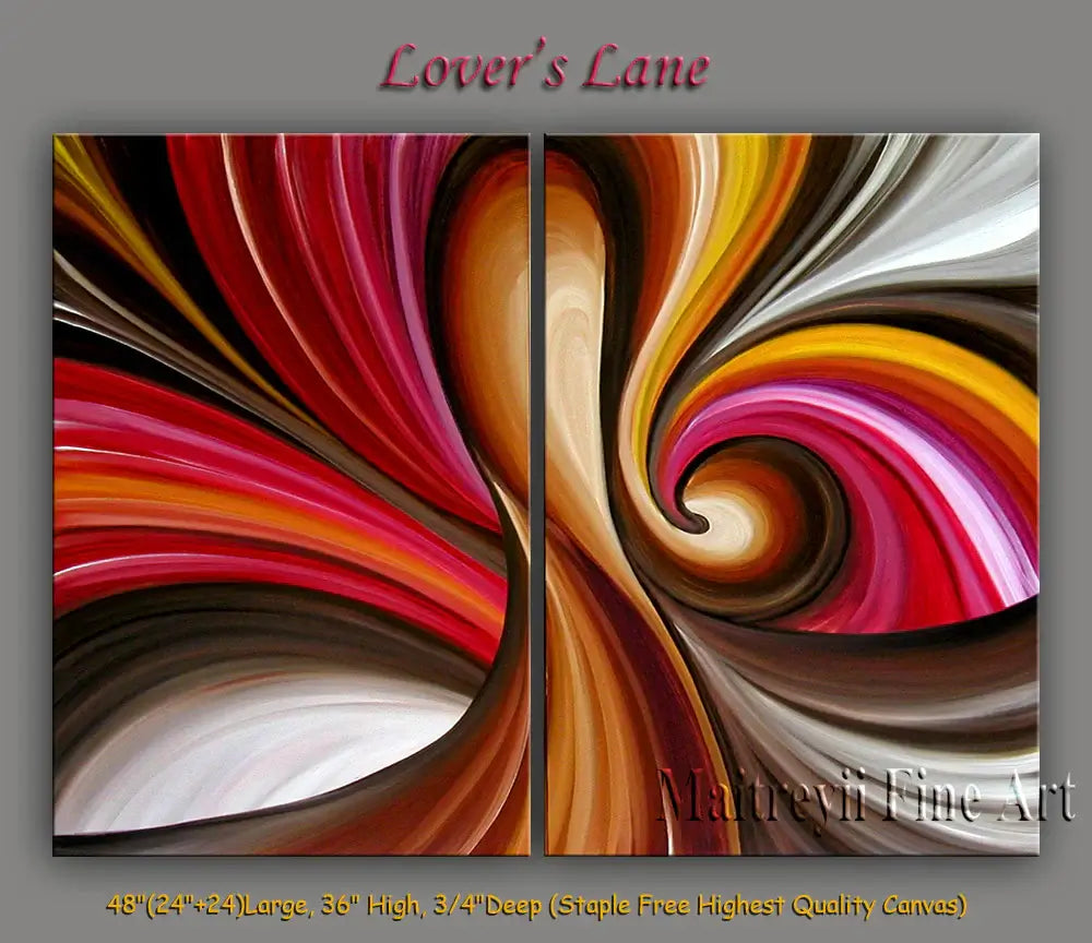 Large Oil Painting For Luxury homes - Lovers Lane
