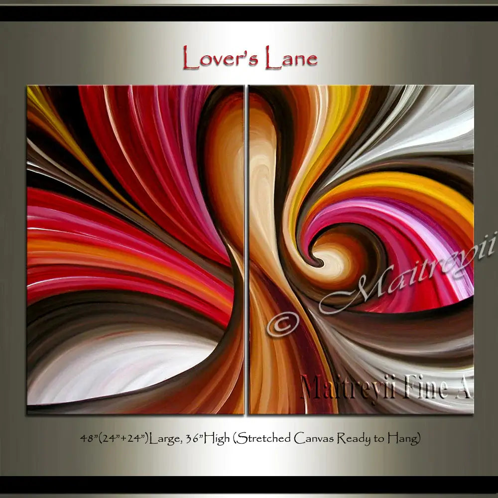 Large Oil Painting For Luxury homes - Lovers Lane