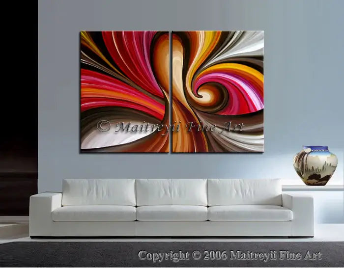 Large Oil Painting For Luxury homes - Lovers Lane - LargeModernArt