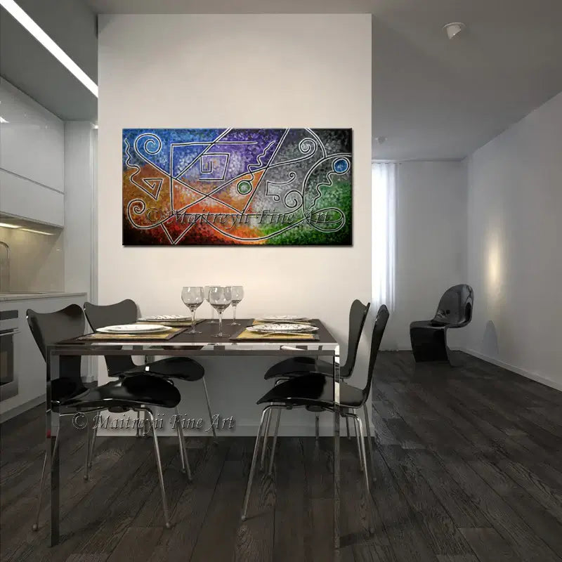 Abstract Painting Modern Art for Sale - Luscious Strings 2