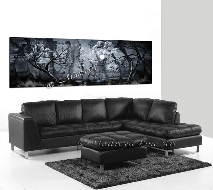 Abstract Landscape Modern Art For Sale - Midnight Rain