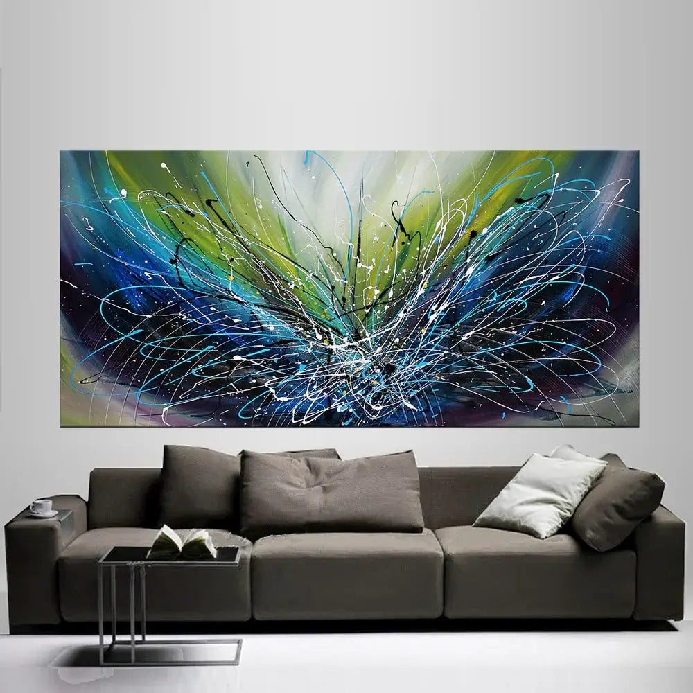 Abstract painting 72, Wall Art Home Decor - Ocean Sparkle 2
