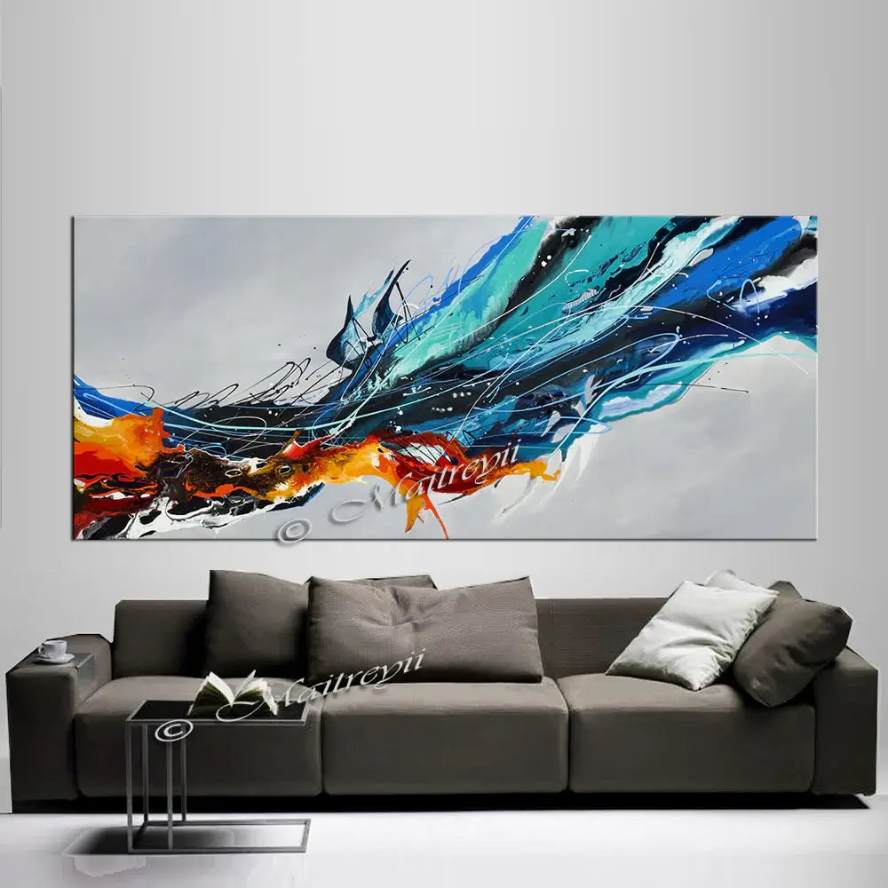 Large Ocean Wall Art Painting – Ocean Beauty 65