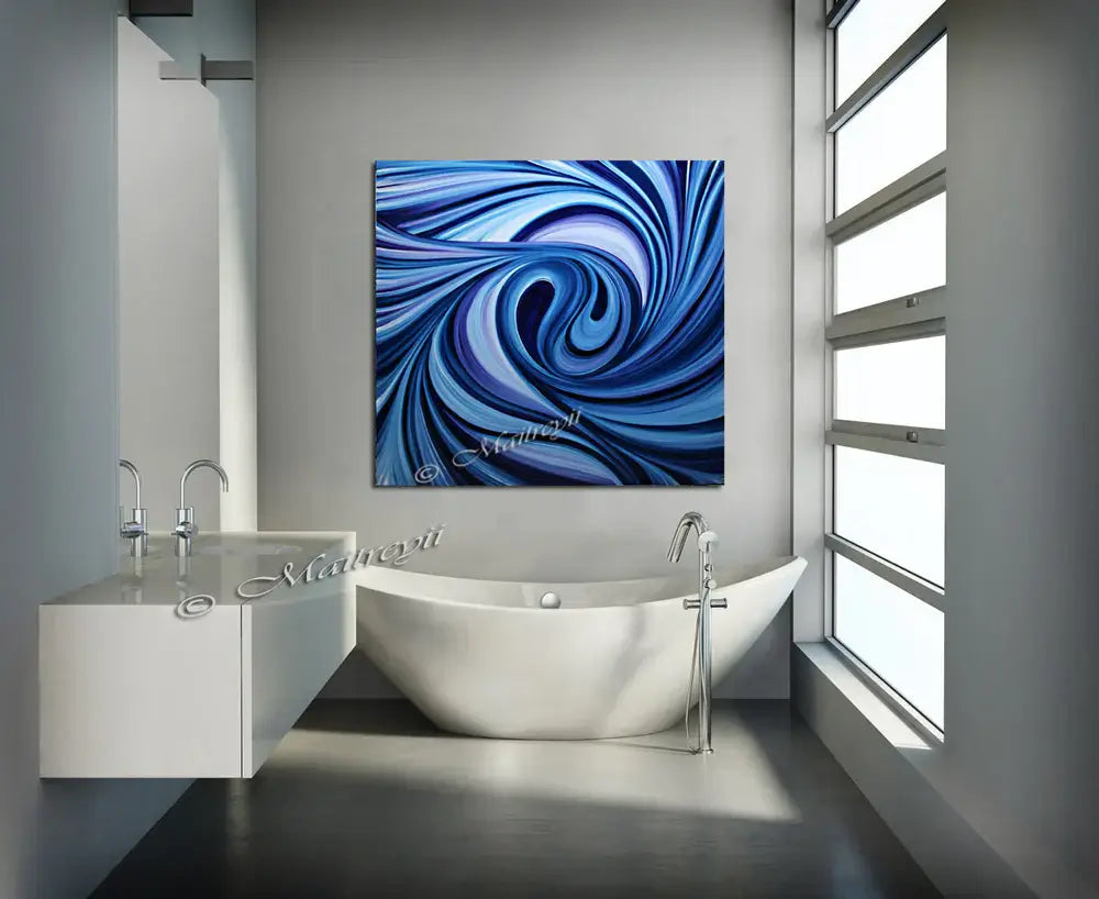 Painting For Luxury Homes Ocean Swirl Artwork