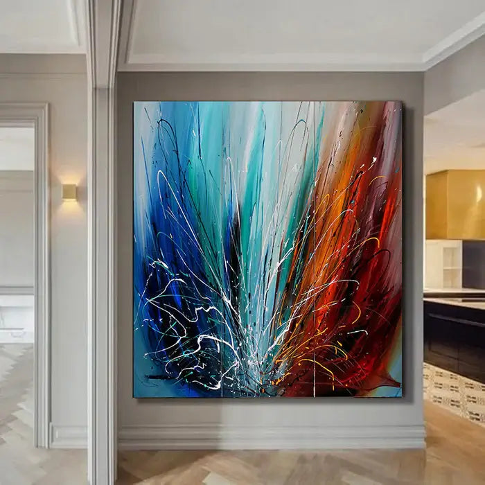 Abstract Wall Art Oil Painting Large Canvas For Luxury Home Decor Original Art For Sale