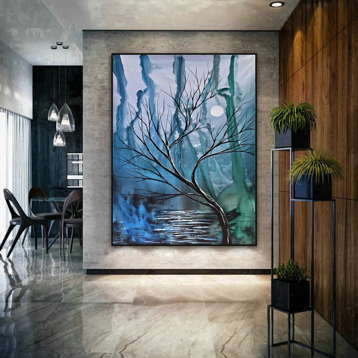 Tree Landscape Wall Art Home Decor For Luxury Homes | Reaching to Sky 2