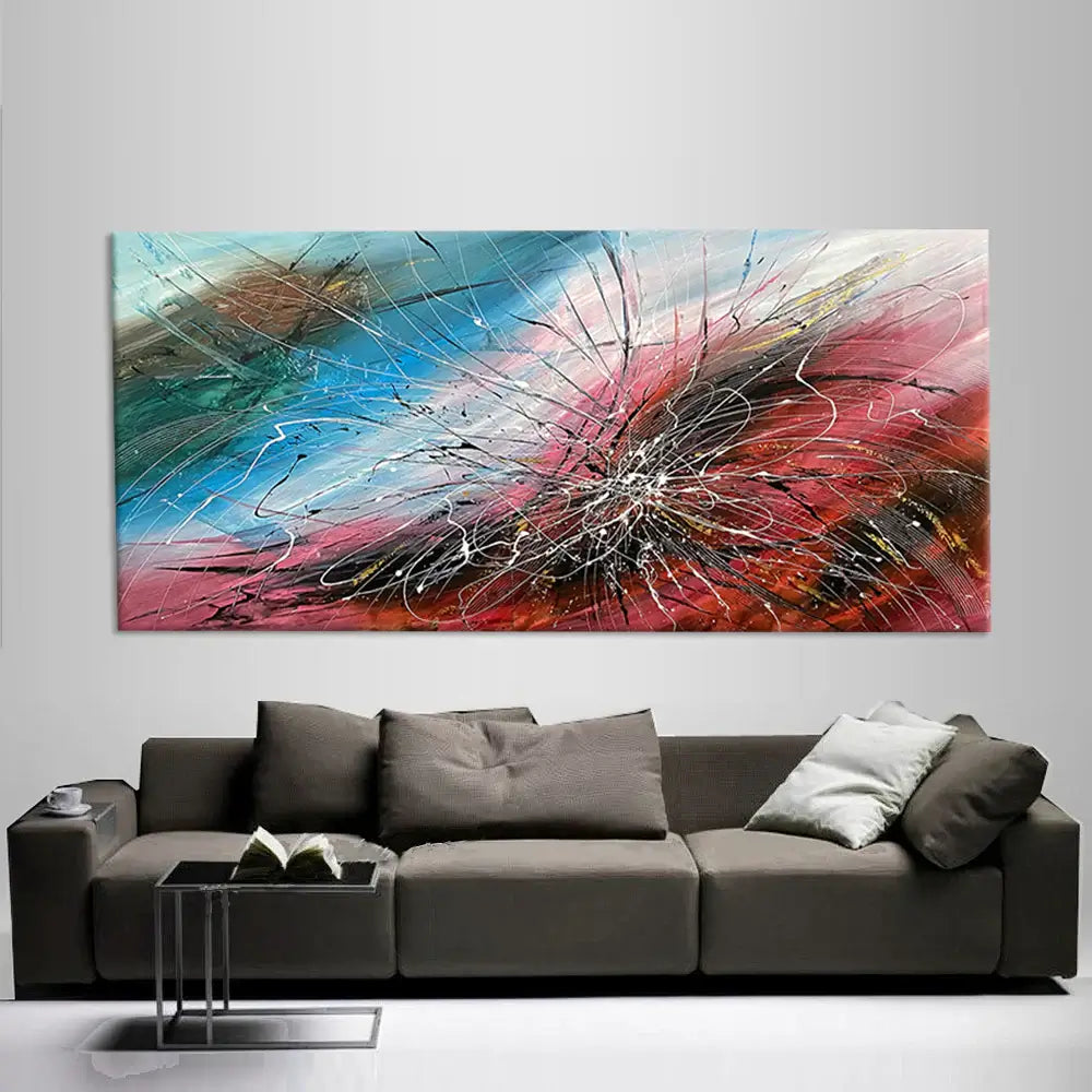 large wall art oversized abstract canvas painting