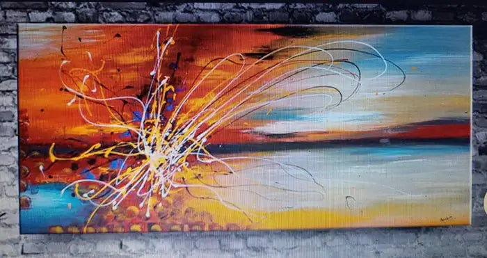 Custom Painting Size 132"x 65" (Unstretched Canvas)