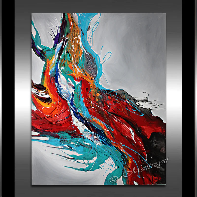 Large Abstract Paintings Red Modern Original Contemporary Art For Sale Oversize Luxury Style Handmade