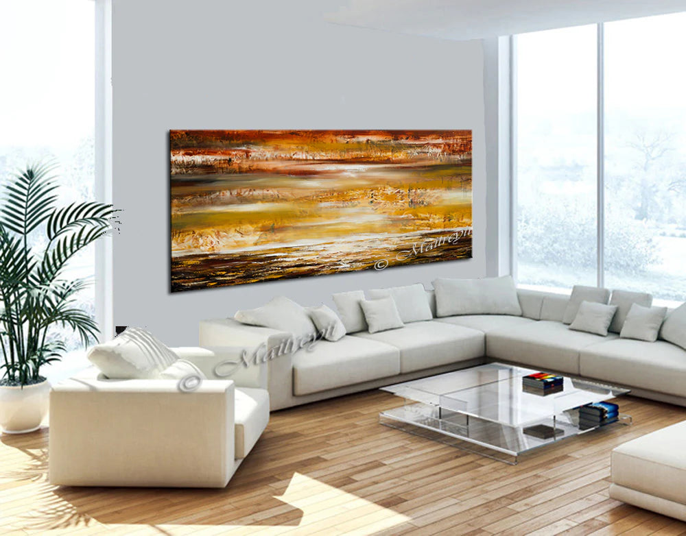 Large Ocean Art Oil Painting on Canvas Modern Wall Art Seascape - Ocean Journey 21