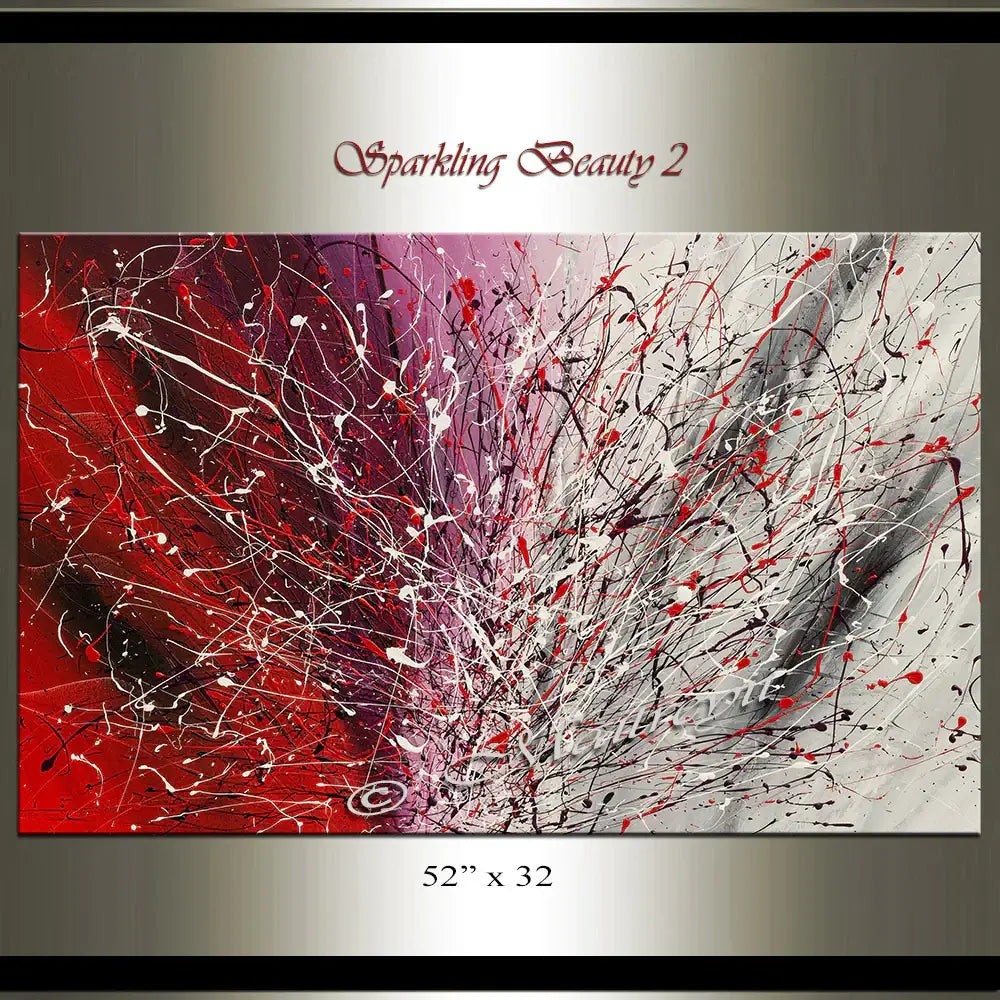 Original Paintings For Sale | Modern Wall Art On Canvas | Sparkling Beauty 2