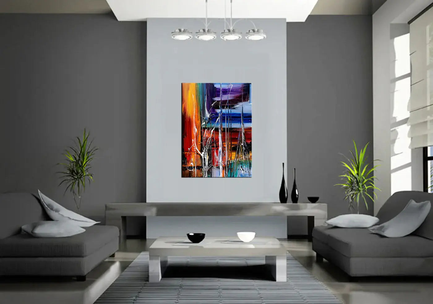 Wall Art Paintings For Sale Original Artwork On Canvas, Extremely Modern Style Interior Decor - Unreal Beauty 12