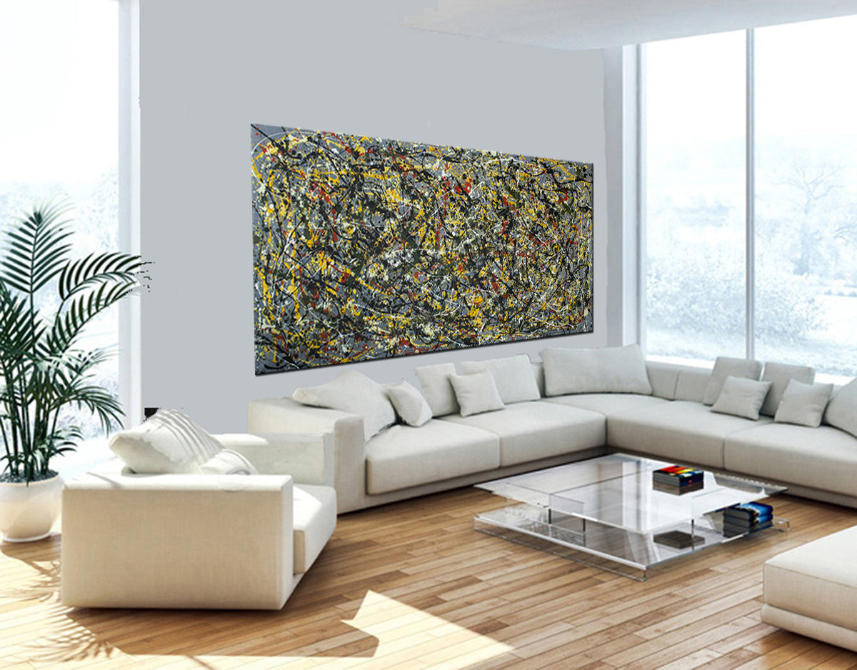 Original Paintings | One of a Kind | Jackson Pollock Style | Large Modern Art - Vintage Beauty 120