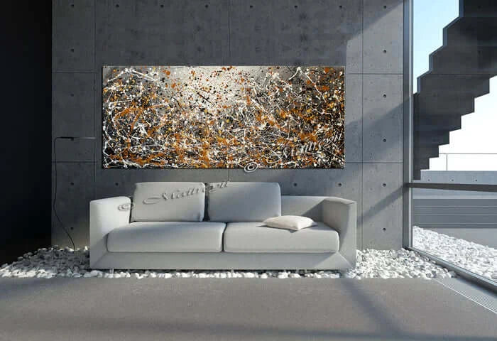 Cool Abstract Art - Jackson Pollock Style Abstract Paintings - Vintage Beauty 117