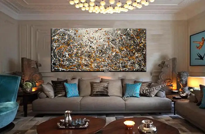 Cool Abstract Art - Jackson Pollock Style Abstract Paintings - Vintage Beauty 117