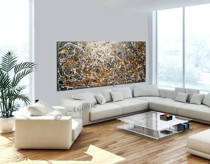 Cool Abstract Art - Jackson Pollock Style Abstract Paintings - Vintage Beauty 117