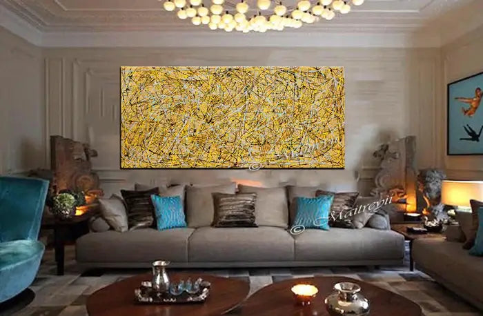 Big Painting for Sale | Jackson Pollock | Large Modern Art - Vintage Beauty 125
