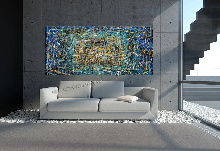 Abstract Paintings Gallery | Jackson Pollock | LargeModernArt - Vintage Beauty 65