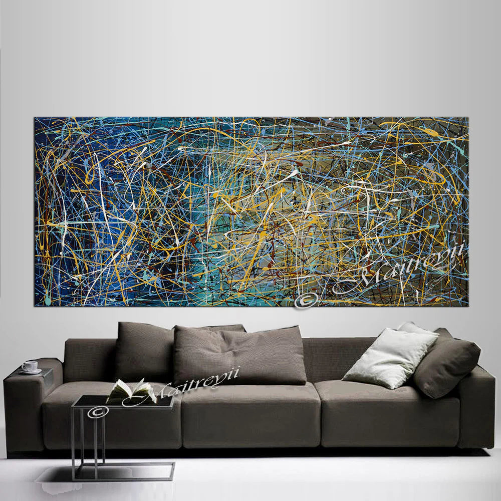 Large Paintings Online | Jackson Pollock | Large Modern Art - Vintage Beauty 66