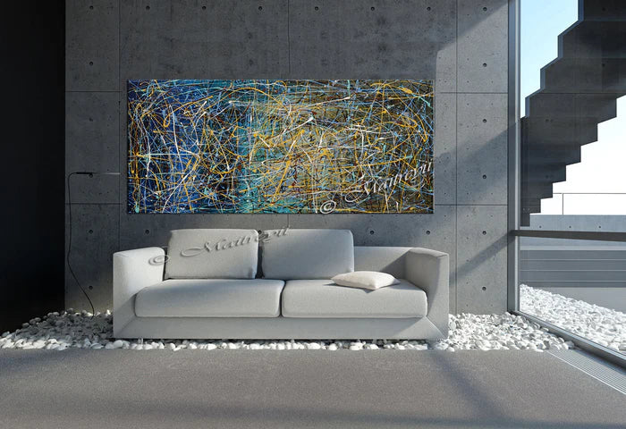 Large Paintings Online | Jackson Pollock | Large Modern Art - Vintage Beauty 66