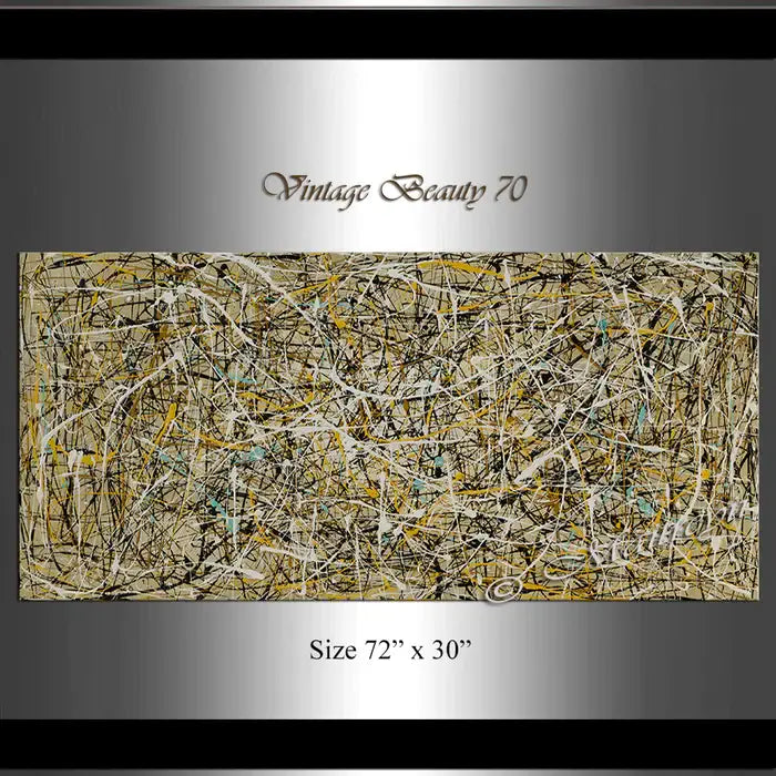 Modern Art for Sale Online | Jackson Pollock | LargeModernArt -Vintage Beauty 70