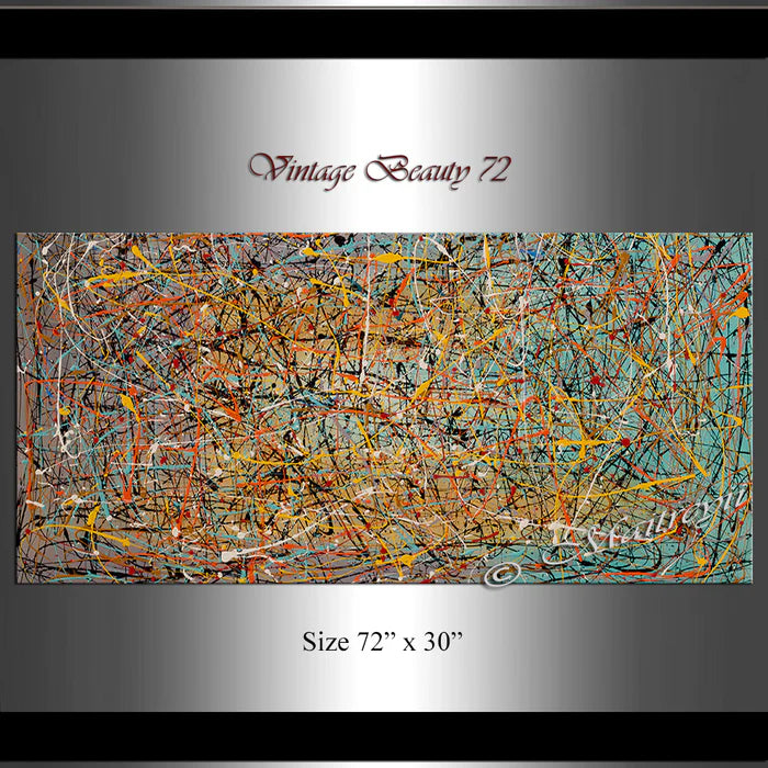 Modern Art Online Gallery | Jackson Pollock | LargeModernArt - Vintage Beauty 72