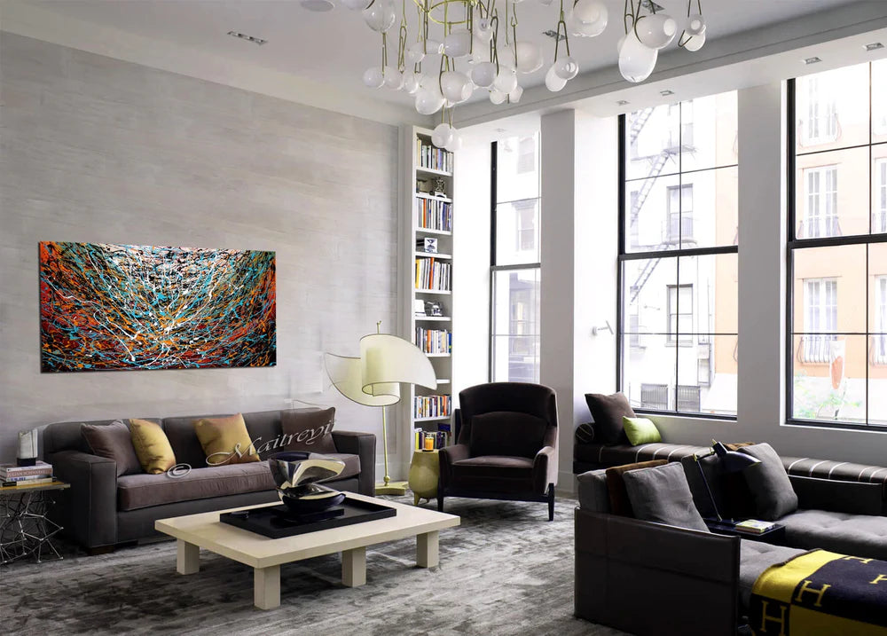 Abstract Paintings Original Modern Art - Vintage Glory 2