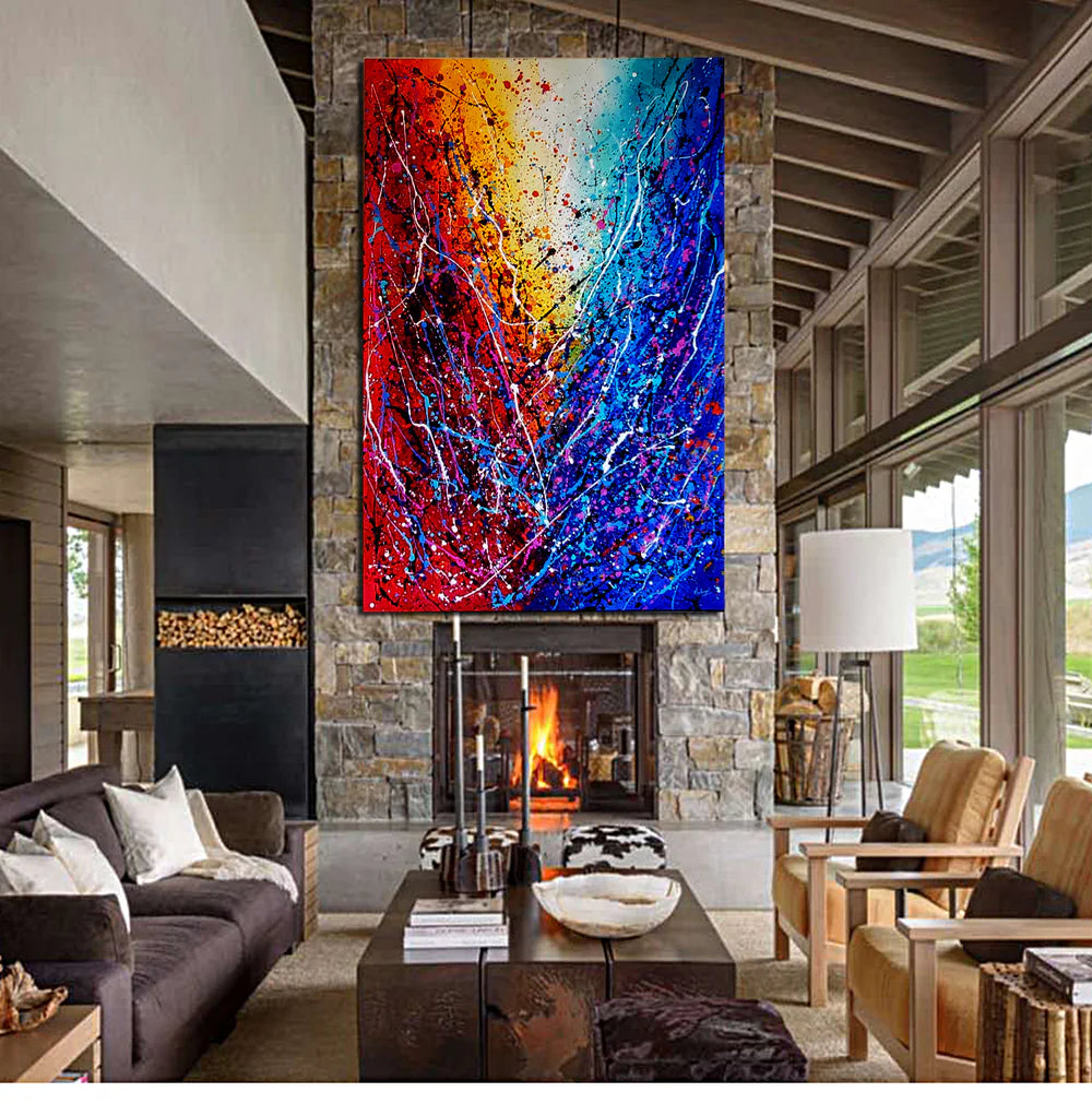 Abstract Paintings for Sale Online | Online Art Gallery - Vintage Beauty 110 - LargeModernArt
