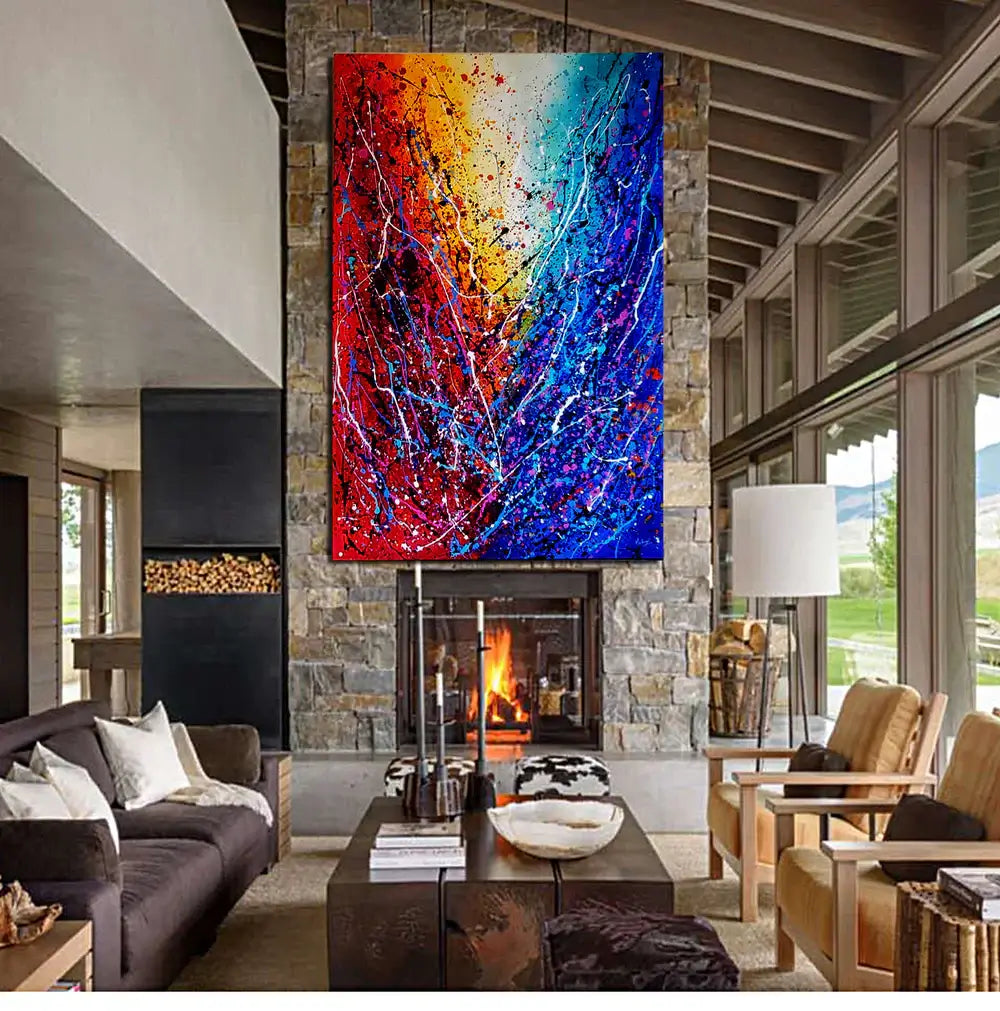 Abstract Paintings for Sale Online | Online Art Gallery - Vintage Beauty 110 - LargeModernArt