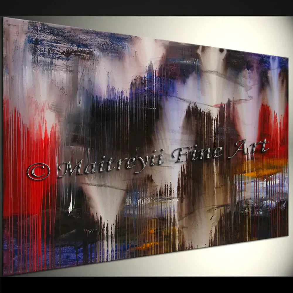 Abstract Modern Art Oil Painting on Canvas Modern Wall Art Amazing Melting Rock Painting