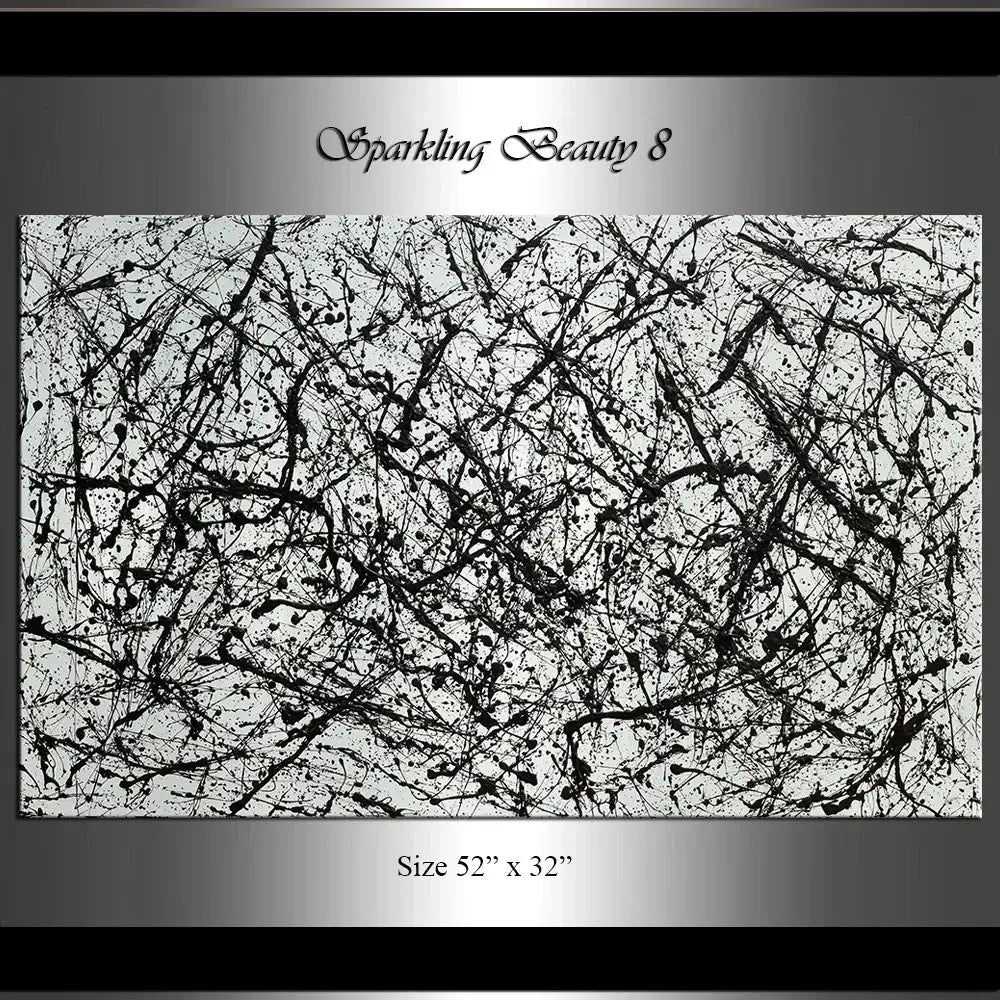Large Modern Painting – Sparkling Beauty 8