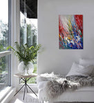 Wall Art Paintings For Sale Original Artwork On Canvas, Extremely Modern Style Interior Decor - Unreal Beauty1 - LargeModernArt