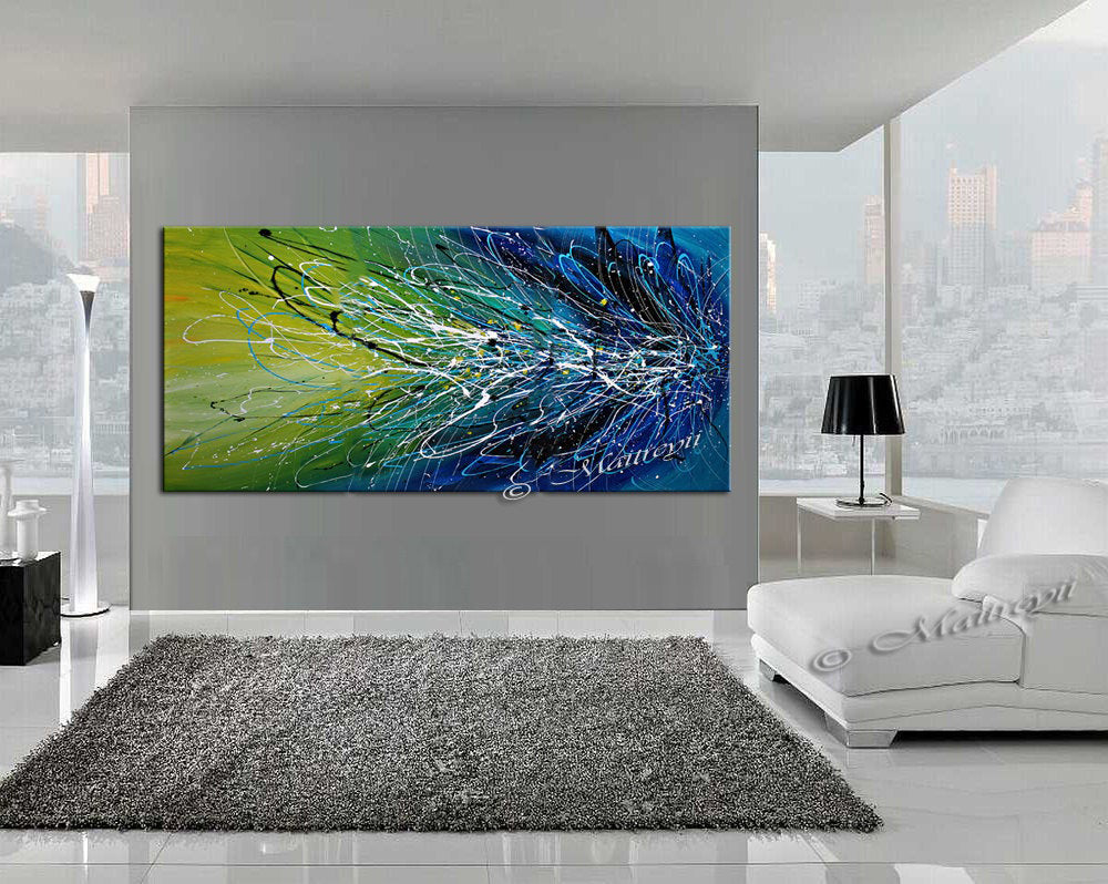 Abstract Paintings Modern Art For Luxury Homes | Lightning Beauty 2