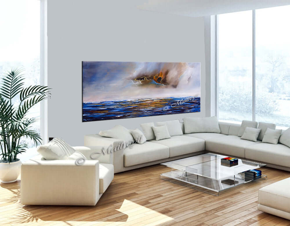 Original Oil Paintings - Ocean Paradise 12 - LargeModernArt
