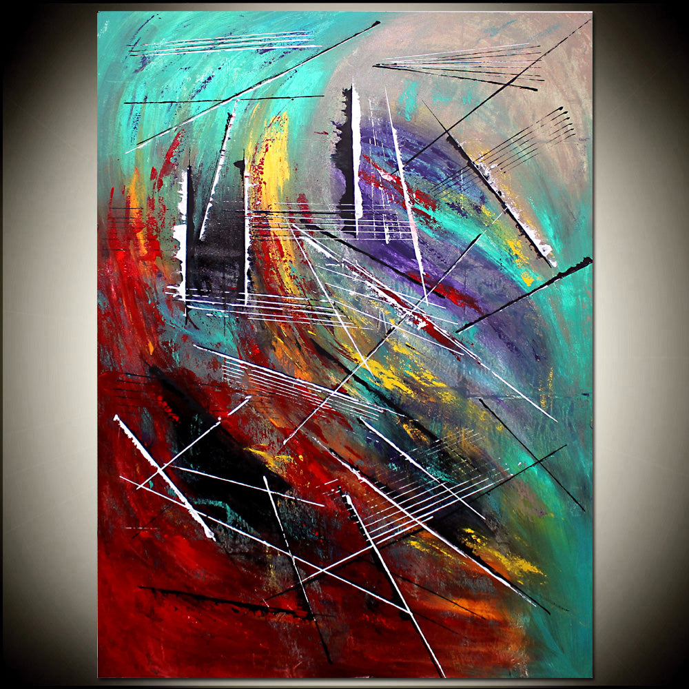 Large Wall Art Paintings Extremely Modern - Large Painting 27 - LargeModernArt