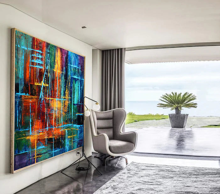 Abstract Art for Sale | Online Art Gallery - Large Modern Art - Visual Illusion