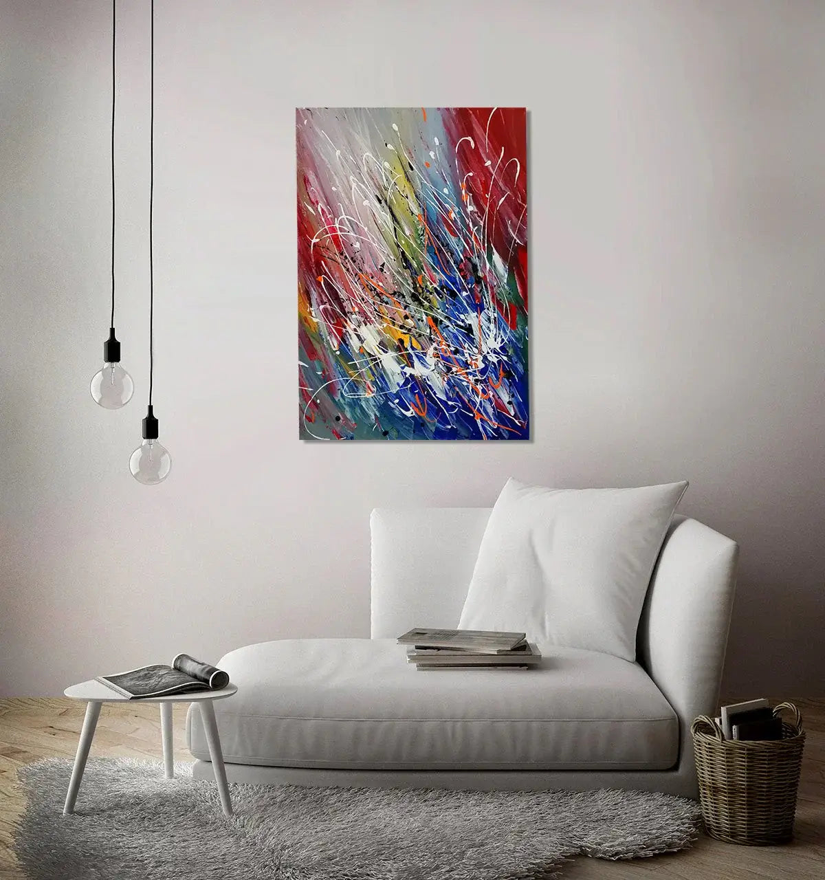 Wall Art Paintings For Sale Original Artwork On Canvas, Extremely Modern Style Interior Decor - Unreal Beauty1