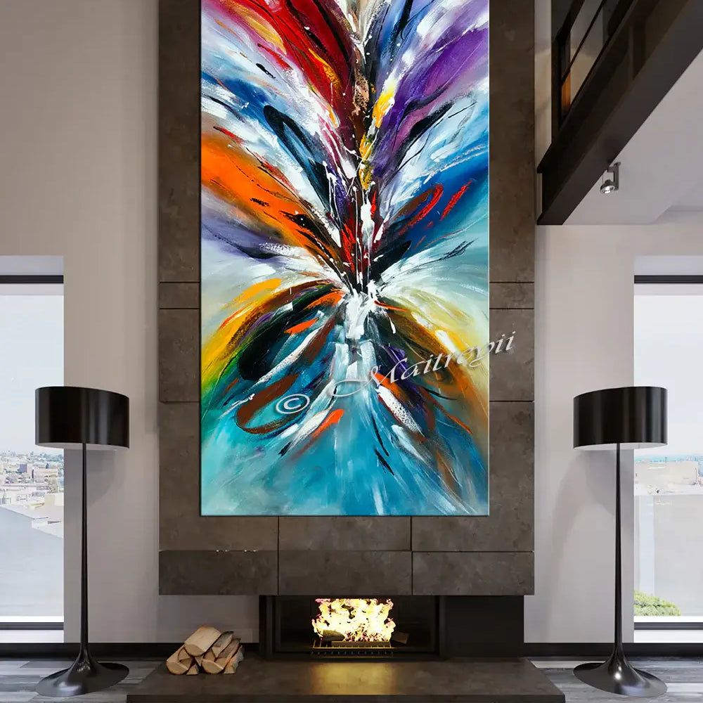 Abstract Modern Art Oil Painting on Canvas Modern Wall Art Amazing Painting - Amazing Abstract 19