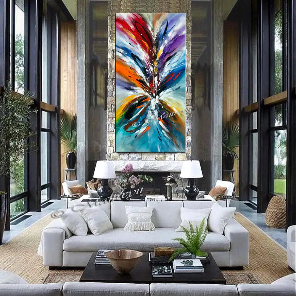 Abstract Modern Art Oil Painting on Canvas Modern Wall Art Amazing Painting - Amazing Abstract 19