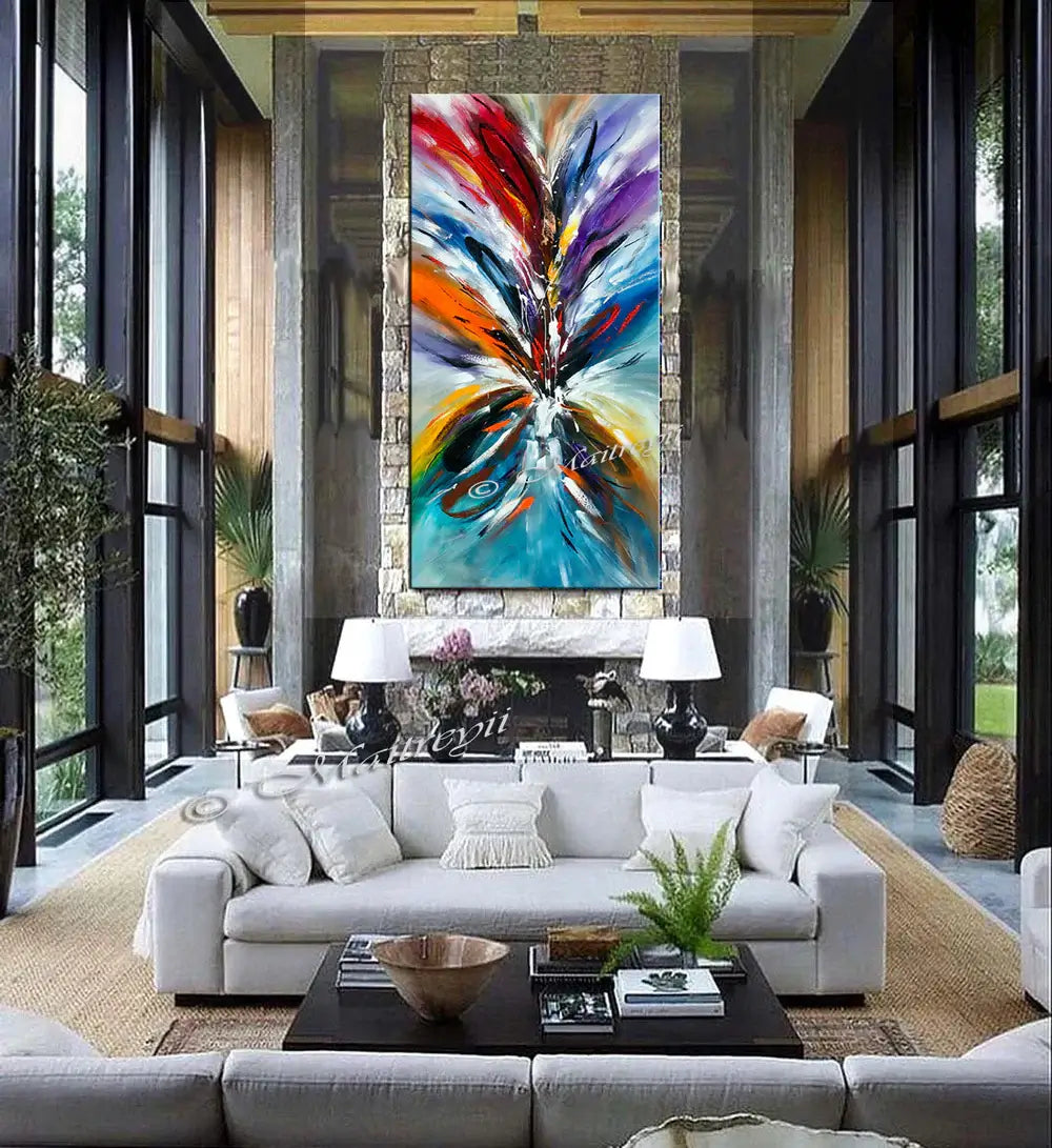 Abstract Modern Art Oil Painting on Canvas Modern Wall Art Amazing Painting - Amazing Abstract 19