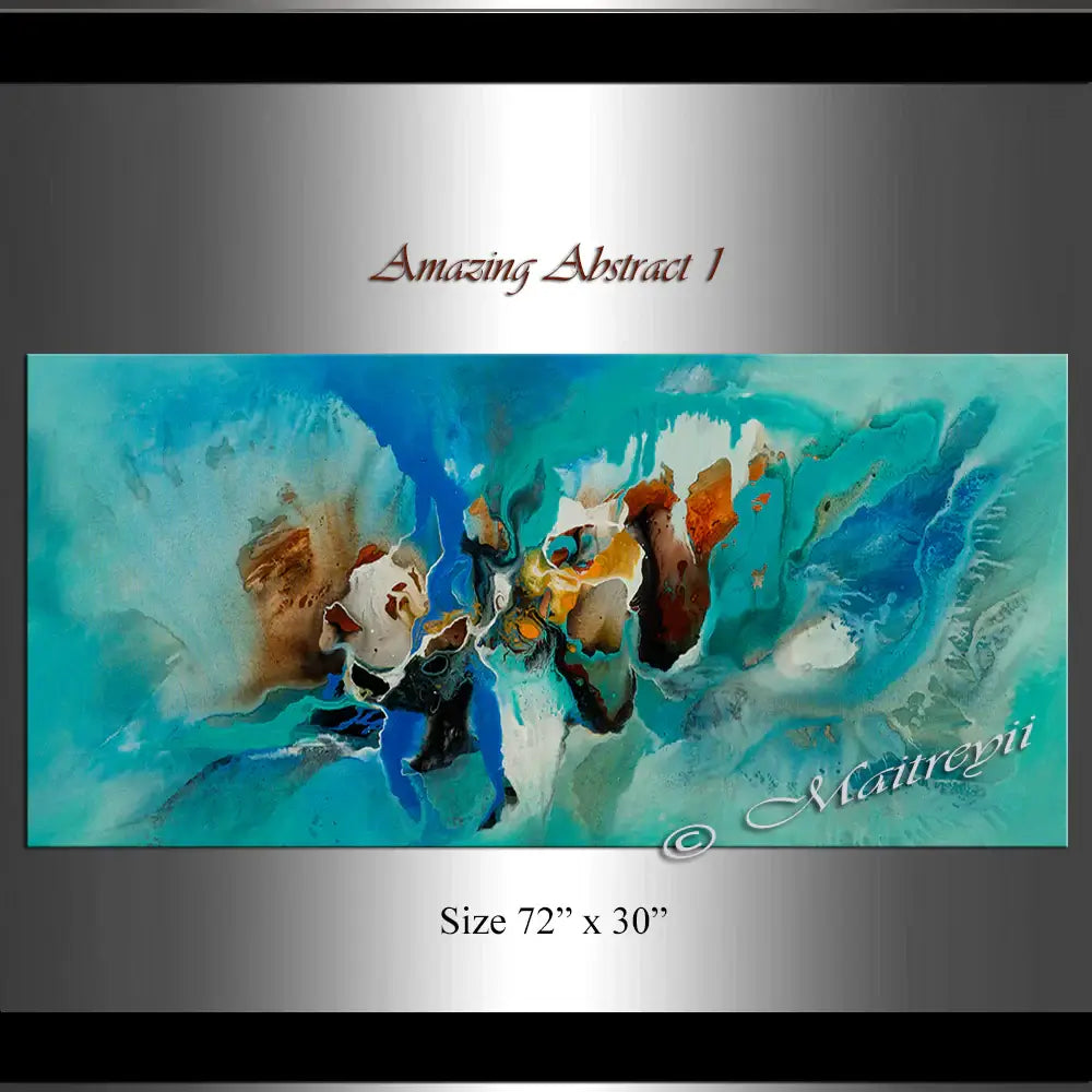 Abstract Modern Art Oil Painting on Canvas Modern Wall Art Amazing Abstract Painting - Amazing Abstract 1